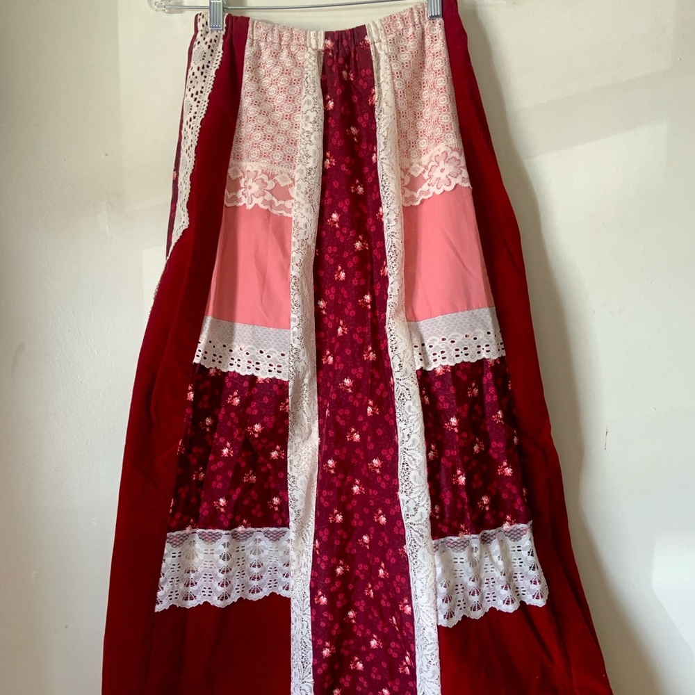 Gorgeous patchwork maxi skirt